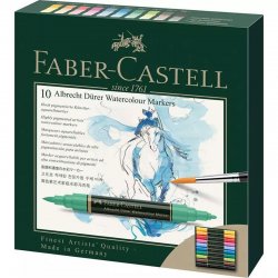 Faber Castell - Faber Castell Albrecht Dürer Watercolor Marker 10 Renk (1)