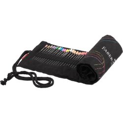 Faber Castell - Faber Castell Black Edition Colored Pencils Rulo Set 72li (1)