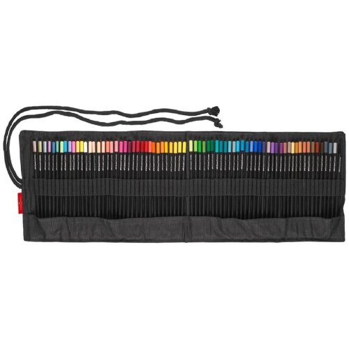 Faber Castell Black Edition Colored Pencils Rulo Set 72li