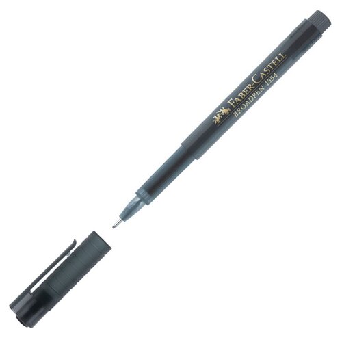 Faber Castell Broadpen 1554 0.8mm Siyah - Siyah