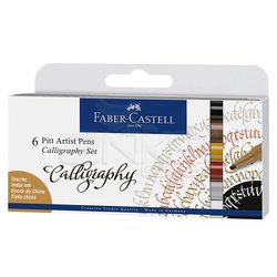 Faber Castell - Faber Castell Calligraphy Seti 6lı