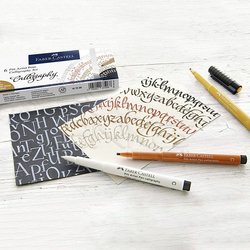 Faber Castell - Faber Castell Calligraphy Seti 6lı (1)