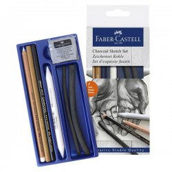Faber Castell - Faber Castell Charcoal Sketch Set 7li (1)