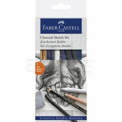 Faber Castell Charcoal Sketch Set 7li - Thumbnail