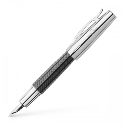 Faber Castell E-Motion Kroko Siyah Dolma Kalem (M) Kod:148230