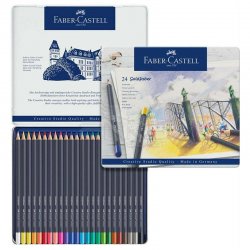 Faber Castell - Faber Castell Goldfaber Renkli Boya Kalemi 24lü Set 114724