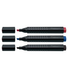Faber Castell Grip Permanent Marker Kesik Uç - Thumbnail