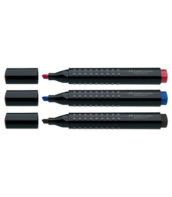 Faber Castell Grip Permanent Marker Kesik Uç