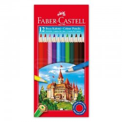 Faber Castell - Faber Castell Kuru Boya Takımı 12 Renk