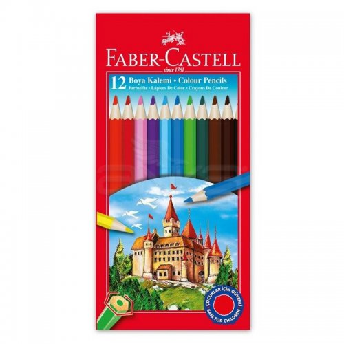 Faber Castell Kuru Boya Takımı 12 Renk