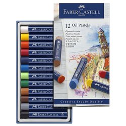 Faber Castell Oil Pastel Seti 12li - Thumbnail