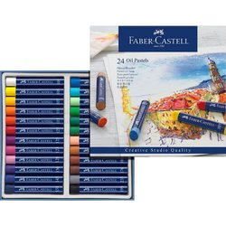 Faber Castell - Faber Castell Oil Pastel Seti 24lü