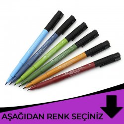 Faber Castell - Faber Castell Pitt Artist Pen Çizim Kalemi B Mor Tonlar