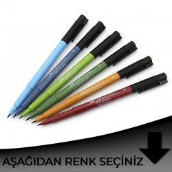 Faber Castell - Faber Castell Pitt Artist Pen Çizim Kalemi B Siyah Tonlar