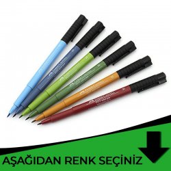 Faber Castell - Faber Castell Pitt Artist Pen Çizim Kalemi B Yeşil Tonlar