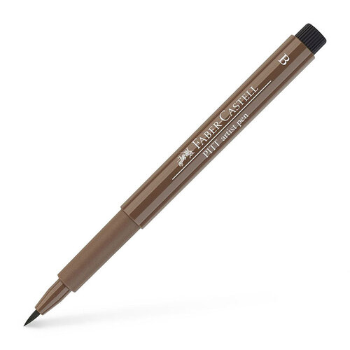 Faber Castell Pitt Artist Pen Çizim Kalemi B 177 Walnut Brown - 177 Walnut Brown