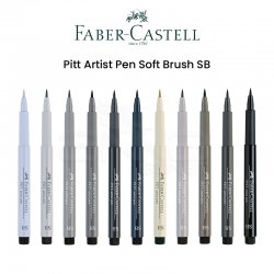Faber Castell Pitt Artist Pen Soft Brush SB - Thumbnail