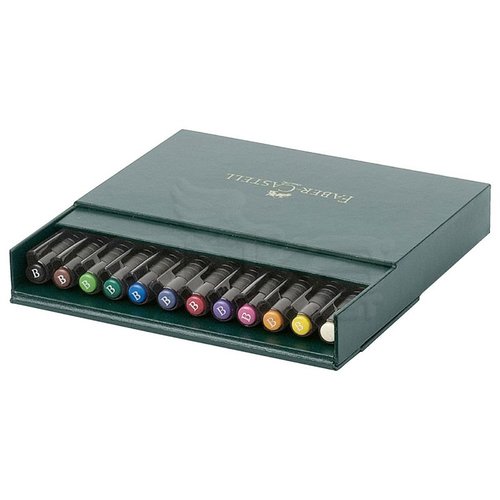 Faber Castell Pitt Artist Pens Brush Marker 12li Set Studio Box