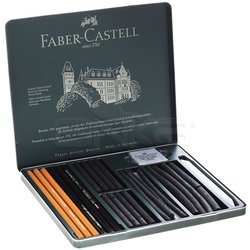Faber Castell - Faber Castell Pitt Charcoal Set 24lü (1)