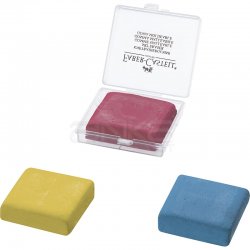 Faber Castell - Faber Castell Plastik Kutulu Hamur Silgi Renkli