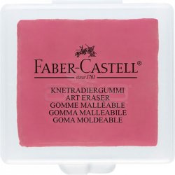 Faber Castell Plastik Kutulu Hamur Silgi Renkli - Thumbnail