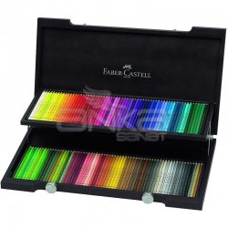 Faber Castell - Faber Castell Polychromos Colour Pencils 120li Set Ahşap Kutu