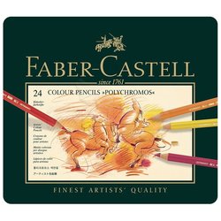 Faber Castell Polychromos Colour Pencils 24lü Set - Thumbnail