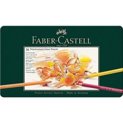 Faber Castell - Faber Castell Polychromos Colour Pencils 36lı Set (1)