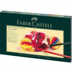 Faber Castell Polychromos Colour Pencils+Castell 9000 210051 - Thumbnail