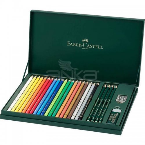 Faber Castell Polychromos Colour Pencils+Castell 9000 210051