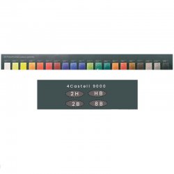 Faber Castell Polychromos Colour Pencils+Castell 9000 210051 - Thumbnail