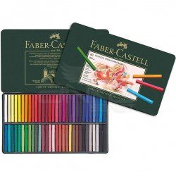 Faber Castell - Faber Castell Polychromos Pastel Boya 60lı Set Metal Kutu