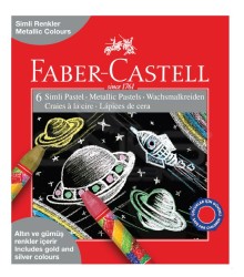 Faber Castell - Faber Castell Simli Pastel Boya 6 Renk