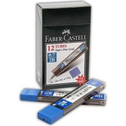 Faber Castell - Faber Castell Super Fine Kalem Ucu 0.7mm 2B 12li set