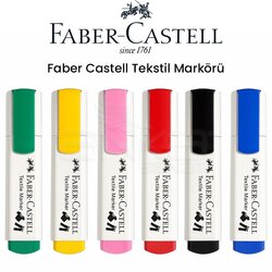 Faber Castell Textile Marker Kumaş Kalemi - Thumbnail