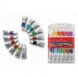 Faber Castell - Faber Castell Tüp Guaj Boya 12ml 12li 5170 121011 (1)