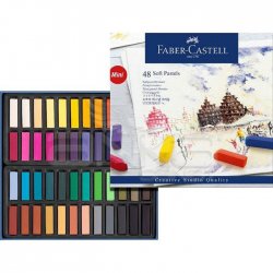 Faber Castell - Faber Castell Creative Studio Yarım Boy Soft Pastel 48li