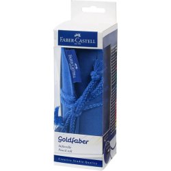 Faber Castell - Faber Castell Goldfaber Colour Pencil Bez Çantalı Kuru Boya Seti 27 Parça