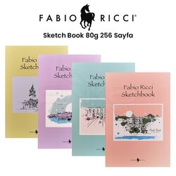 Fabio Ricci - Fabio Ricci Sketch Book 80g 256 Yaprak