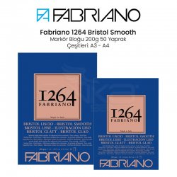 Fabriano - Fabriano 1264 Bristol Marker Defteri 200g 50 Yaprak