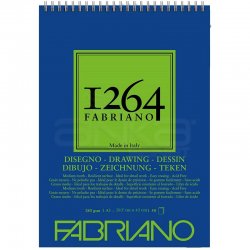 Fabriano - Fabriano 1264 Drawing Paper Çizim Defteri Üstten Spiralli 180g (1)