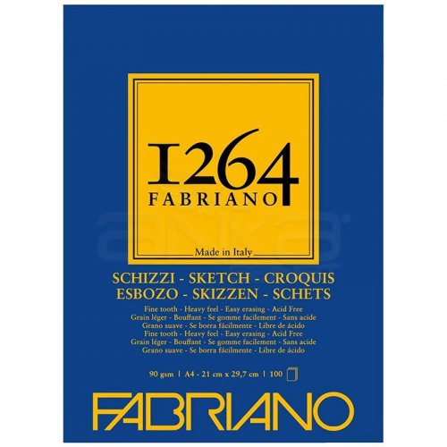Fabriano 1264 Sketch Paper Eskiz Defteri 90g 100 Yaprak