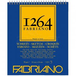 Fabriano 1264 Sketch Paper Eskiz Defteri Üstten Spiralli 90g - Thumbnail