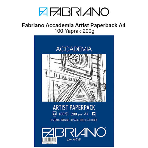 Fabriano Accademia Artist Paperback A4 100 Yaprak 200g