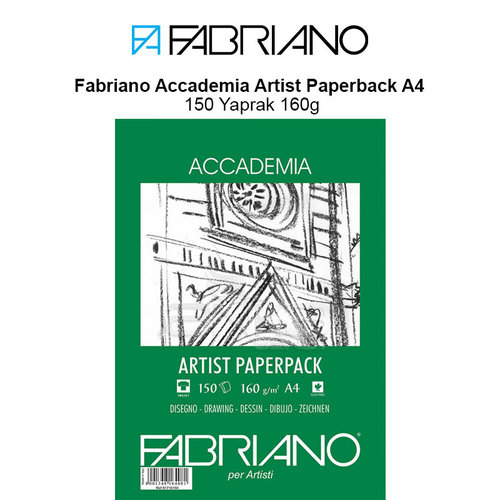 Fabriano Accademia Artist Paperback A4 150 Yaprak 160g