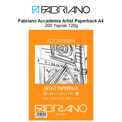 Fabriano Accademia Artist Paperback A4 200 Yaprak 120g