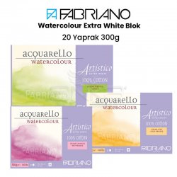 Fabriano - Fabriano Artistico Extra White 300g 20 Yaprak 26x36cm