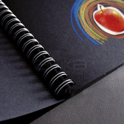 Fabriano - Fabriano Black Drawing Spiralli Siyah Çizim Defteri 40 Yaprak 190g (1)