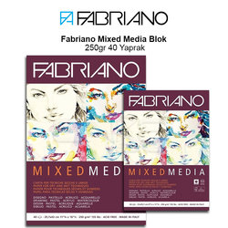 Fabriano - Fabriano Mixed Media Blok 250g 40 Yaprak
