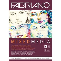 Fabriano Mixed Media Blok 250g 40 Yaprak - Thumbnail